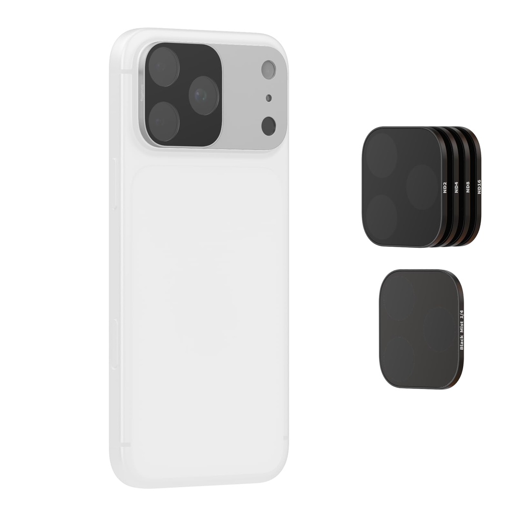 SmallRig Square ND & Black Mist Filter Kit for iPhone 17 Pro Max, Magnetic Lens Filters wit