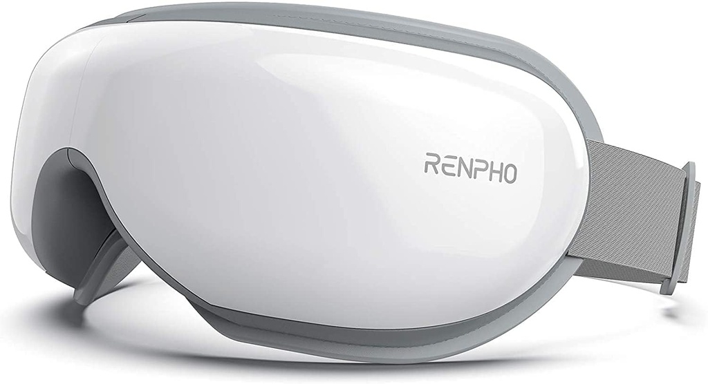 RENPHO Eye Massager with Heat & Bluetooth Music, Heated Eye Massager for Migraine Relief, D