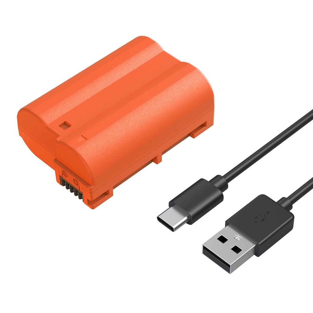 SMALLRIG for EN-EL15C Battery 2400mAh USB-C Camera Battery for Nikon Z6 III, Zf, Z8, 2.5H F