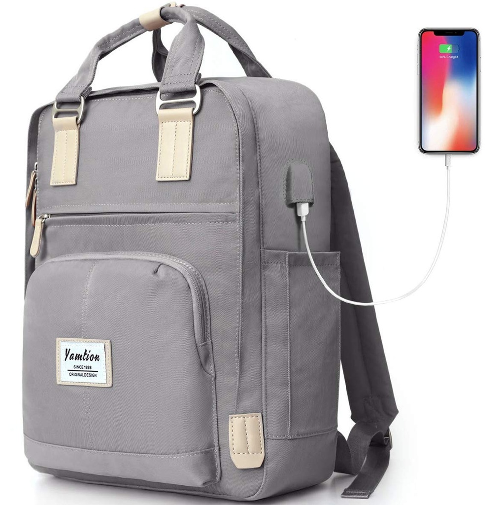 Yamtion Women's Backpack Laptop, School Bag for Girls and Boys, School Backpack for Women w
