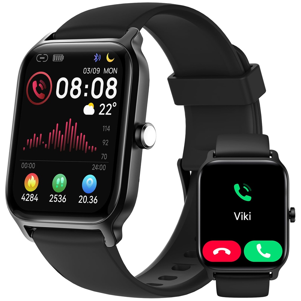 Smart Watch for Men Women, Answer/Make Calls, Alexa Built-in, [1.8" HD Screen] Smart Watche