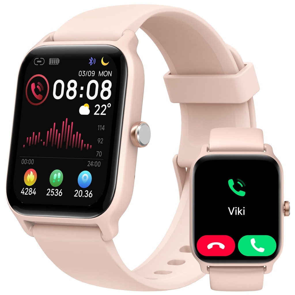 Smart Watch for Women, Answer/Make Calls, Alexa Built-in, [1.8"HD Screen] Smart Watches for