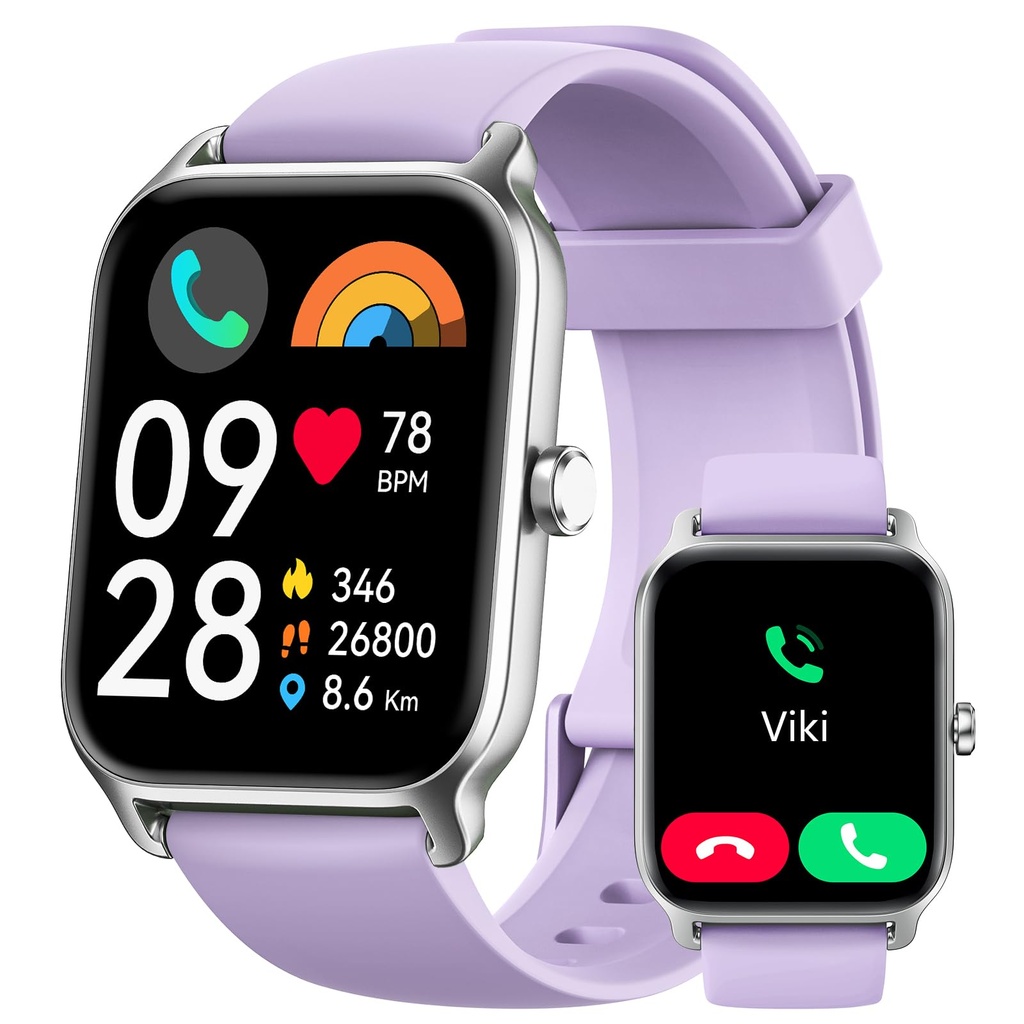 Smart Watch for Men Women, Answer/Make Calls, Alexa Built-in, [1.8" HD Screen] Smart Watche