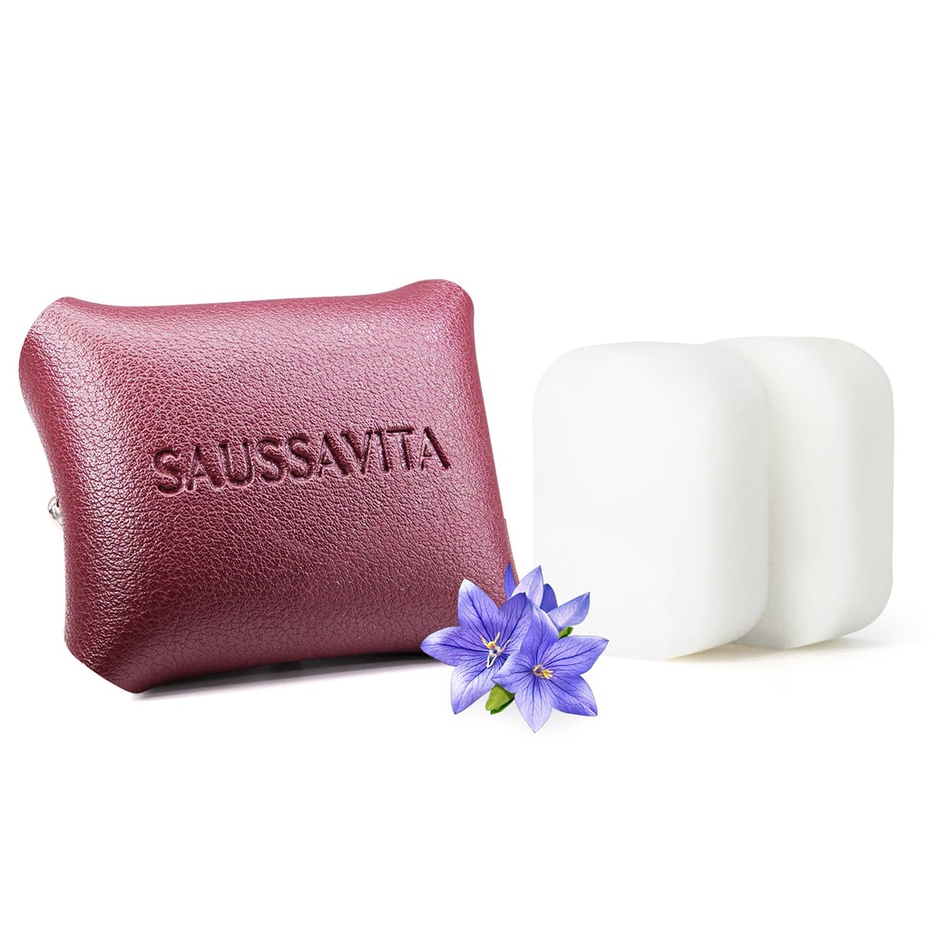Car Air Freshener Vent Clip 2 Refills, Automotive Freshener Lavender Scented Leather Design