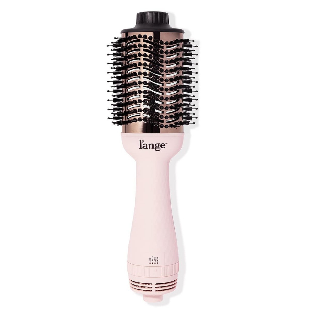L'ANGE HAIR Le Volume 2-in-1 Titanium Brush Dryer Blush | 75MM Hot Air Blow Dryer Brush in O