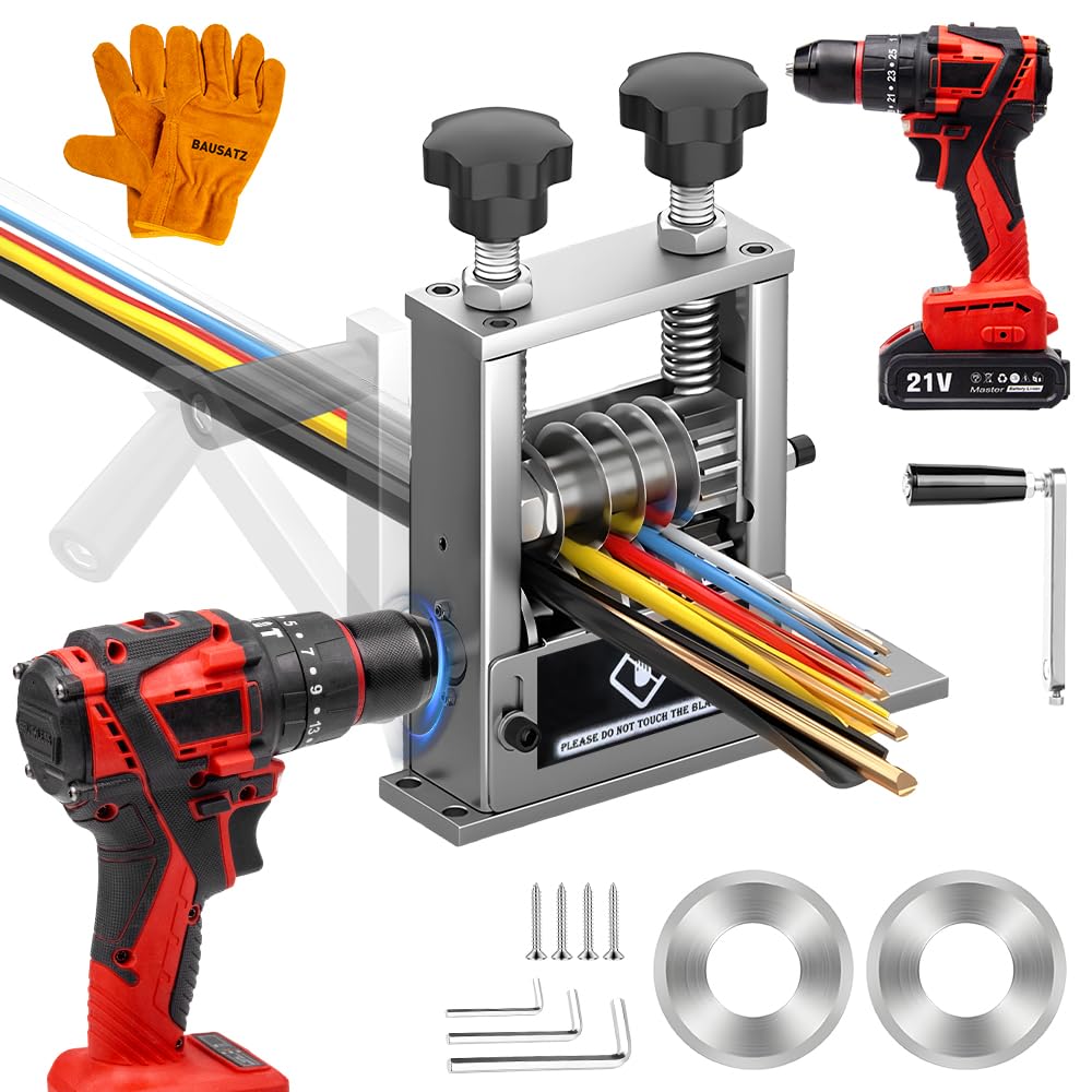 BAUSATZ Wire Stripper + 21V Electric Power Drill, Cable Stripper Wire Stripper Machine Cabl