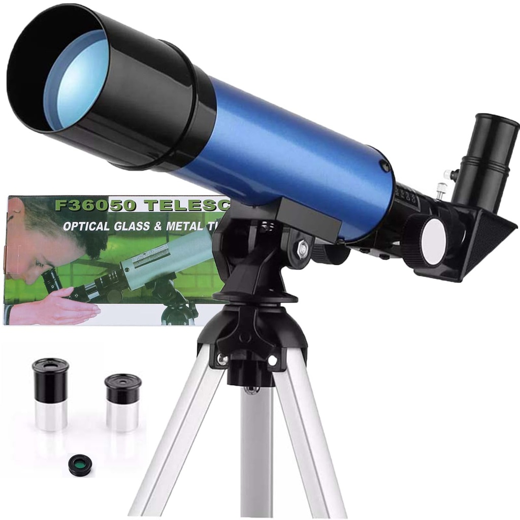 ACESOME Telescope For Kids, 50mm Aperture 360mm Astronomical Telescope(18X - 90X), Kids Tele