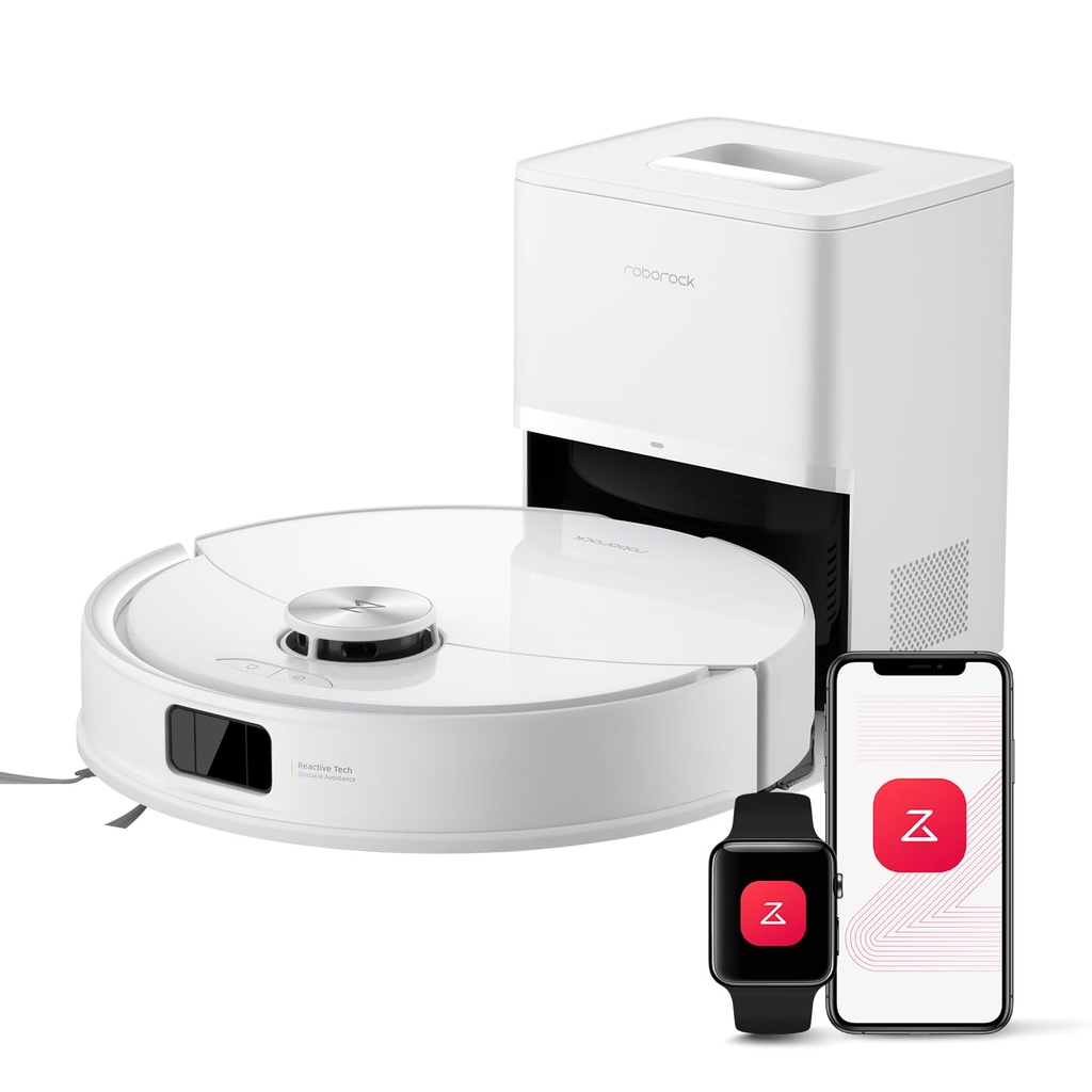 roborock Q10 S5+ Robot Vacuum Cleaner with Mop, 10,000Pa Suction, Self-Emptying, Anti-Tangle