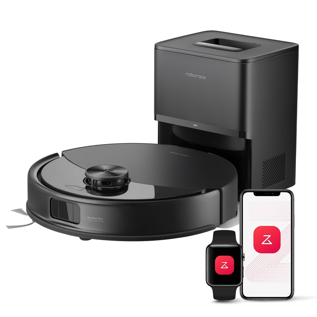 roborock Q10 S5+ Robot Vacuum Cleaner with Mop, 10,000Pa Suction, Self-Emptying, Anti-Tangl