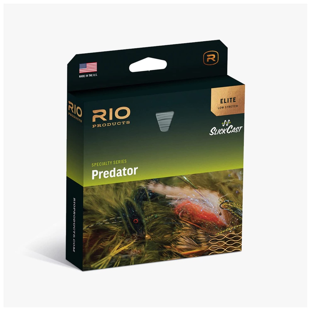 RIO PRODUCTS Elite Predator Fly Line, Designed to Cast Large & Heavy Flies, Low-Stretch