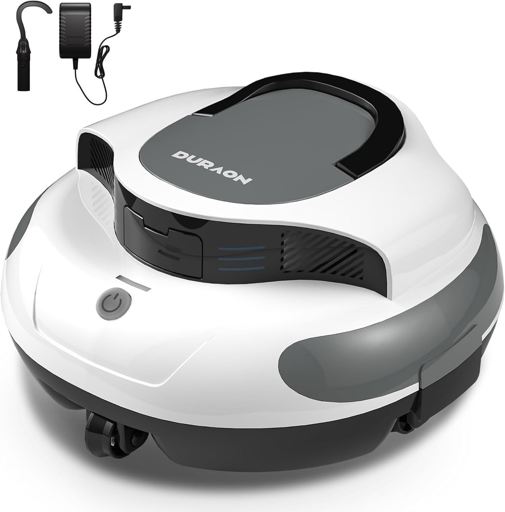 POOLPURE 2026 Robotic Pool Cleaner Cordless Automatic Pool Vacuum with Dual Hall-effect