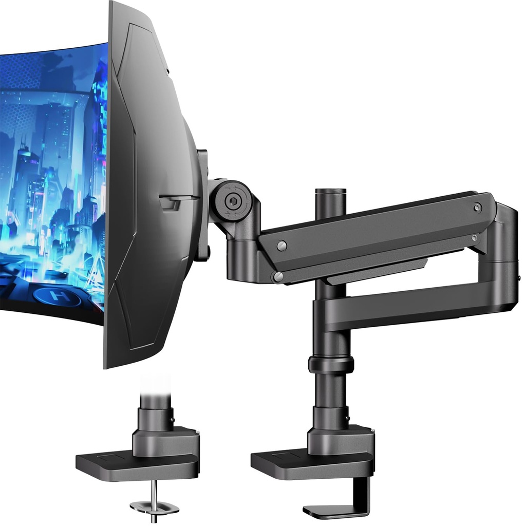 Ultrawide Monitor Mount Ã¢Â€Â“ Heavy-Duty Gas Spring Arm for 17-57Ã¢Â€Â Monitors, Weight C