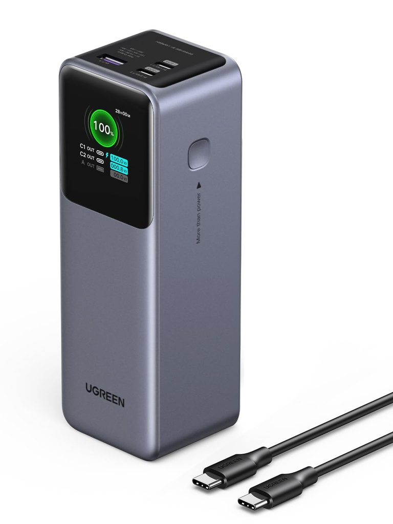 UGREEN Nexode Power Bank 25000mAh 200W PD 3.1 Laptop Portable Charger Fast Charging Smart 