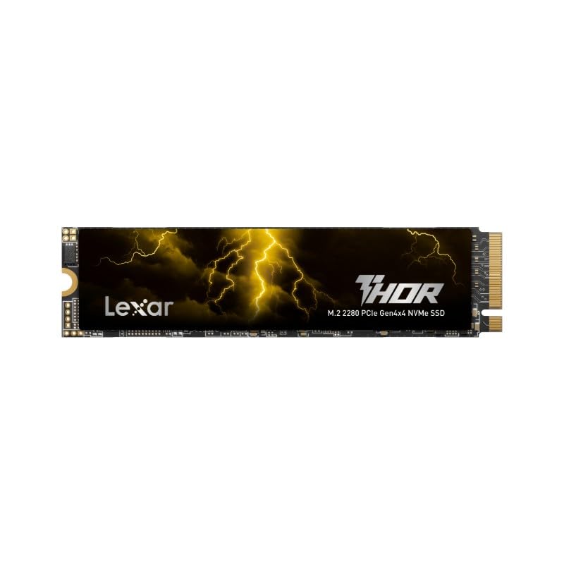 Lexar Thor Pro 1TB SSD, M.2 2280 PCIe Gen4 NVMe SSD, Up to 6,000MB/s, High-Performance 