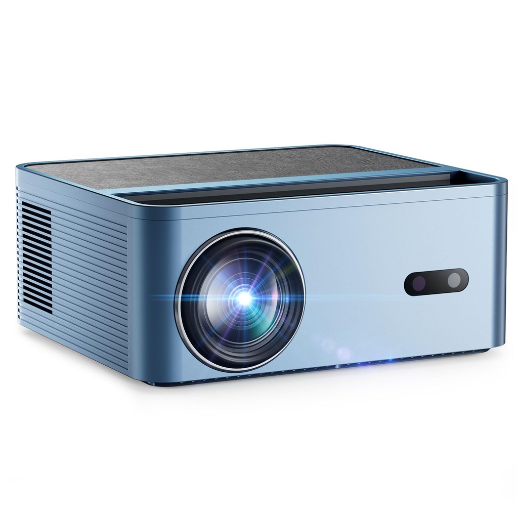 [Buit-in Apps & Auto Keystone & Auto Focus] Smart Projector 20000 Lumen Native 1080P Full HD