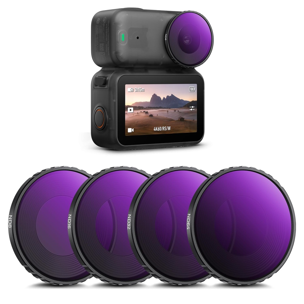 K&F CONCEPT ND8,ND16,ND32,ND64 Filters Compatible with DJI Osmo Nano - Neutral Density 