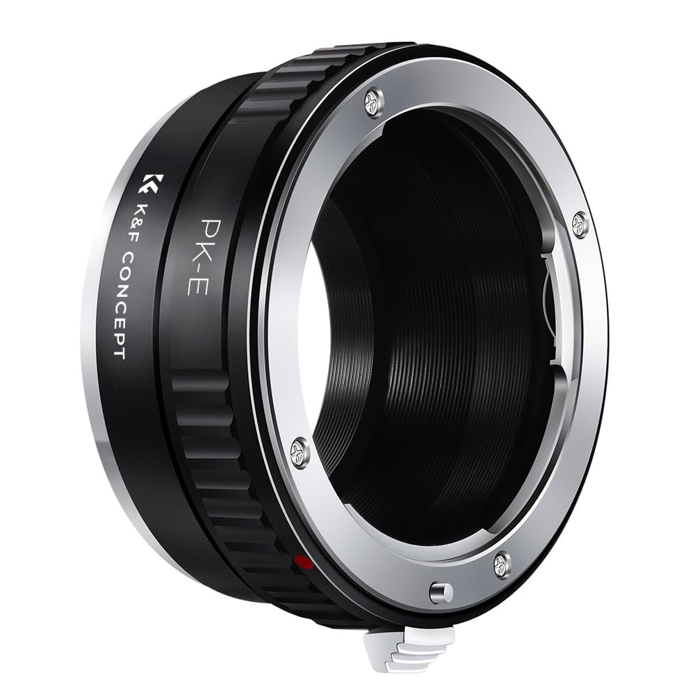 K&F CONCEPT PK to NEX Lens Mount Adapter, Compatible with Pentax K Mount Lens and Compatible