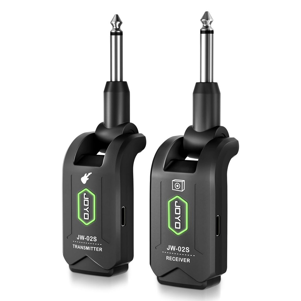 JOYO 5.8GHz Wireless Guitar System Wireless Guitar Transmitter Receiver Rechargeable Audio w