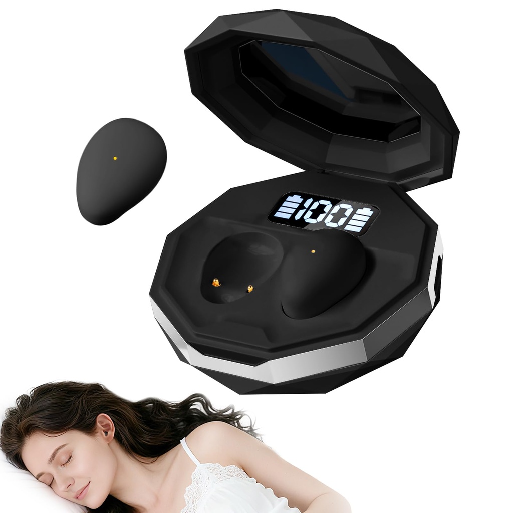 sunvito Sleep Headphones, Mini Sleep Earphones for Side Sleeping, Wireless Bluetooth 5.4, 