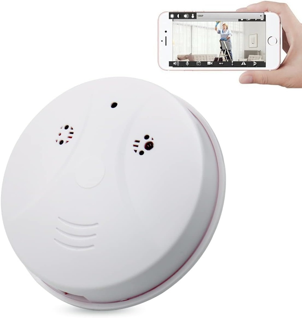 YMBZY WiFi Hidden Camera Detector,1080P Indoor Security Camera Mini Detector Cameras with Ni