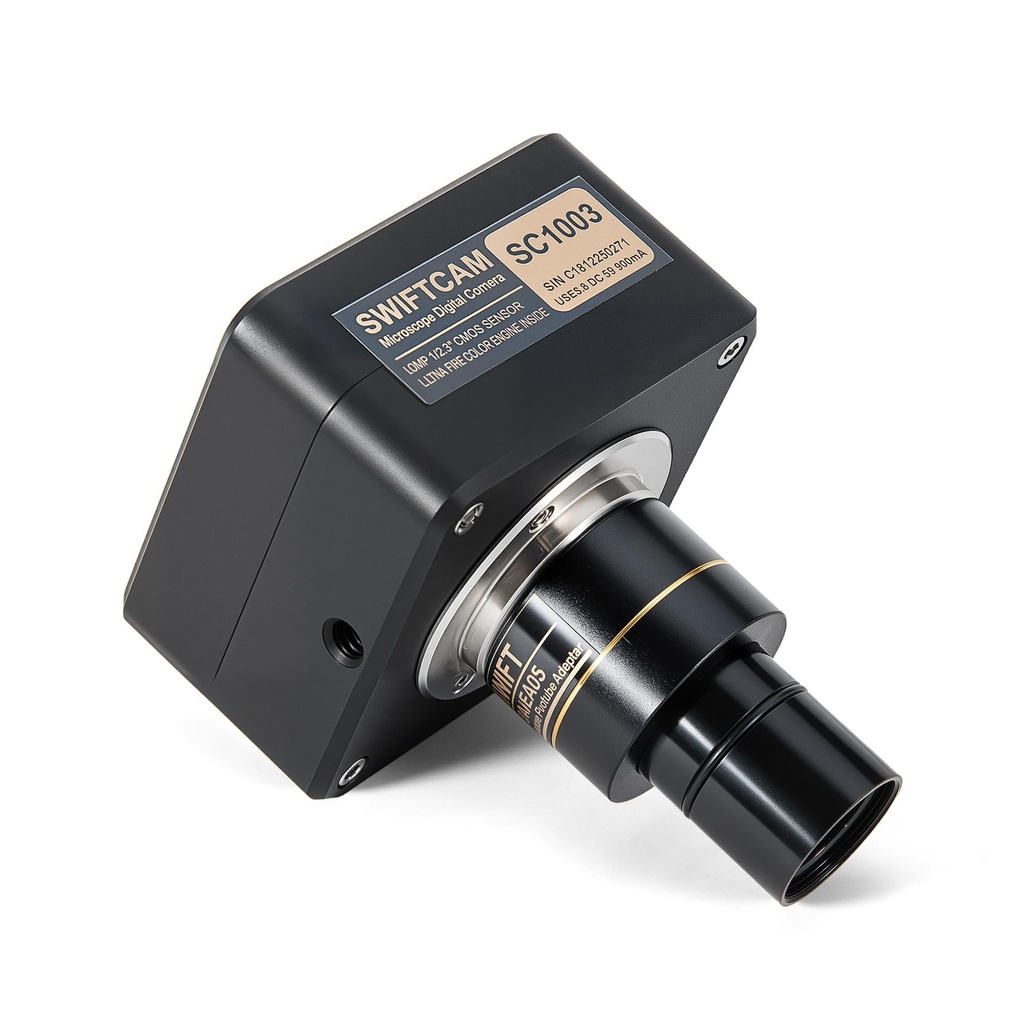 SWIFT Swiftcam SC1003-CK 10MP USB 3.0 Microscope Camera, C-Mount with 0.5ÃƒÂ— Reduction Len