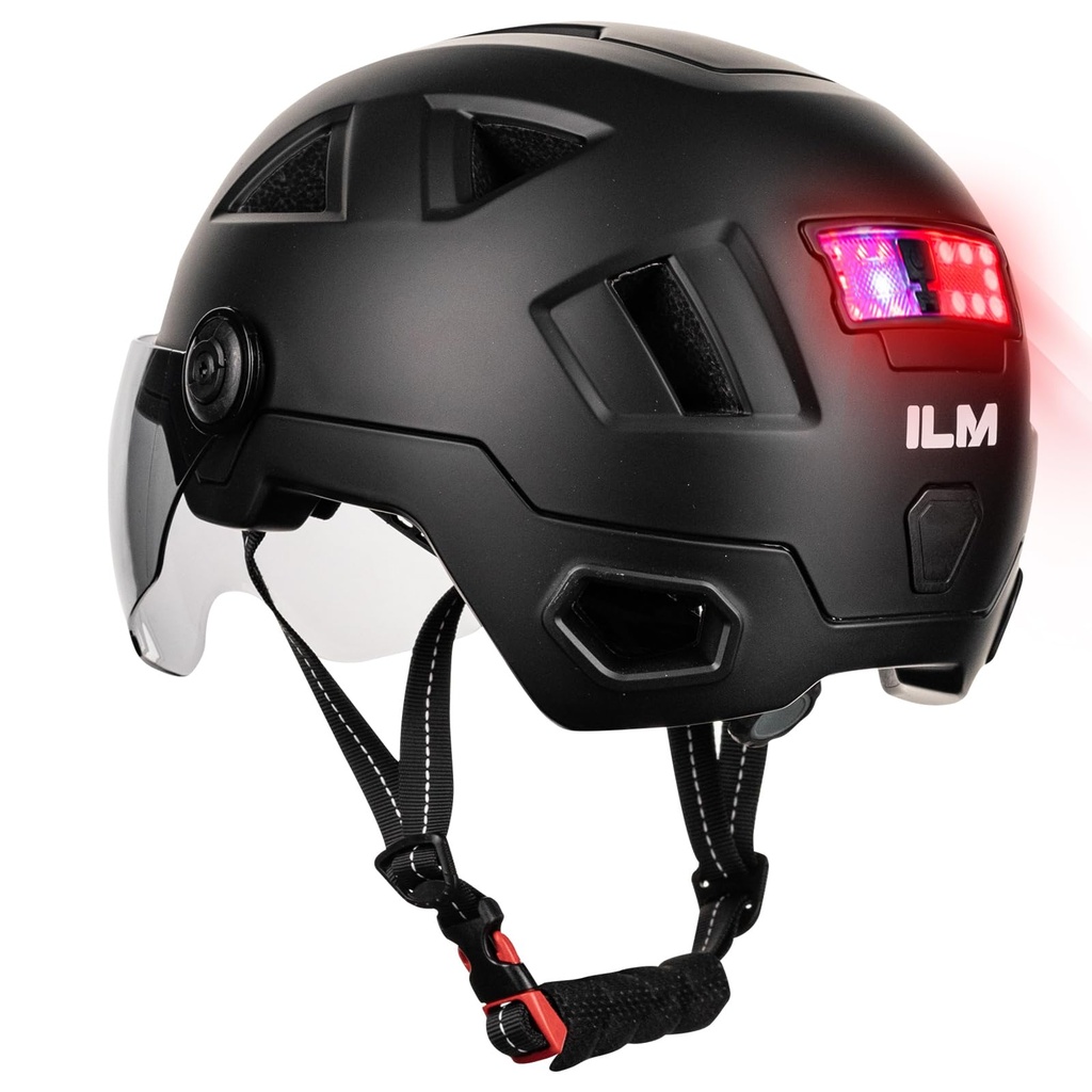 ILM Smart Bike Helmet Men Women Brake Warning LED Light Control NTA8776 CE CPSC Triple Certi