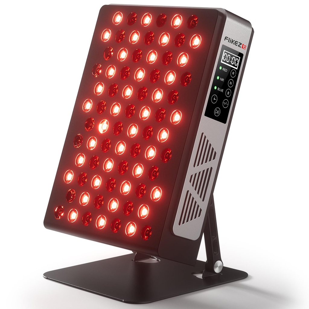 FliKEZE Red Light Panel, 78 Lamp Beads, 3&4 Chips(460 nm, 630 nm, 660 nm, 810 nm, 830 nm,