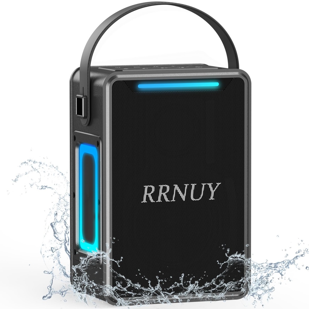 RRNUY Portable Bluetooth Speaker 60W IPX6 Waterproof Wireless Speakers with Deep Bass, TWS P