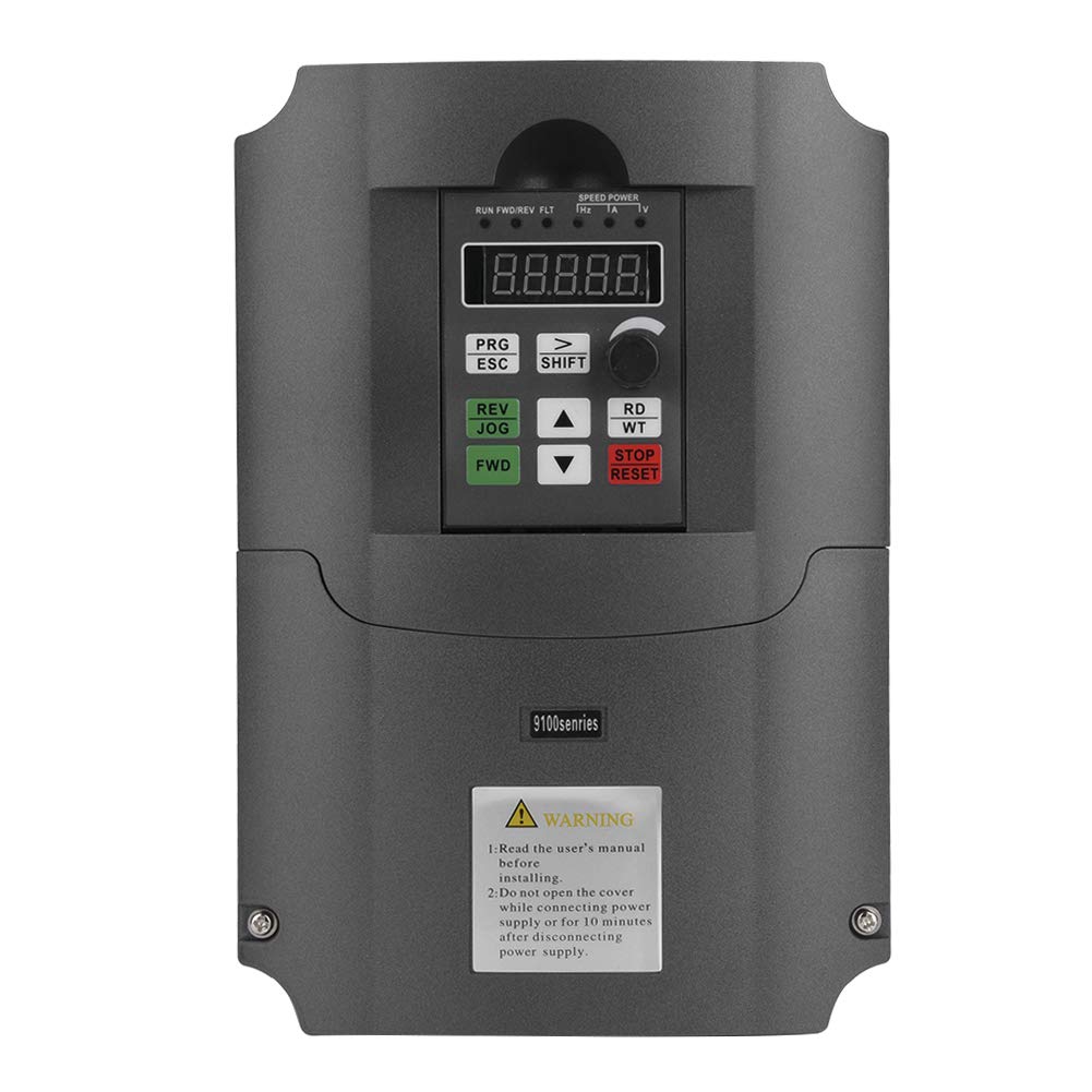 AC220V to 380V 7.5KW VFD Inverters & Converters, Variable Frequency Driver Single Phase to 3 Phase