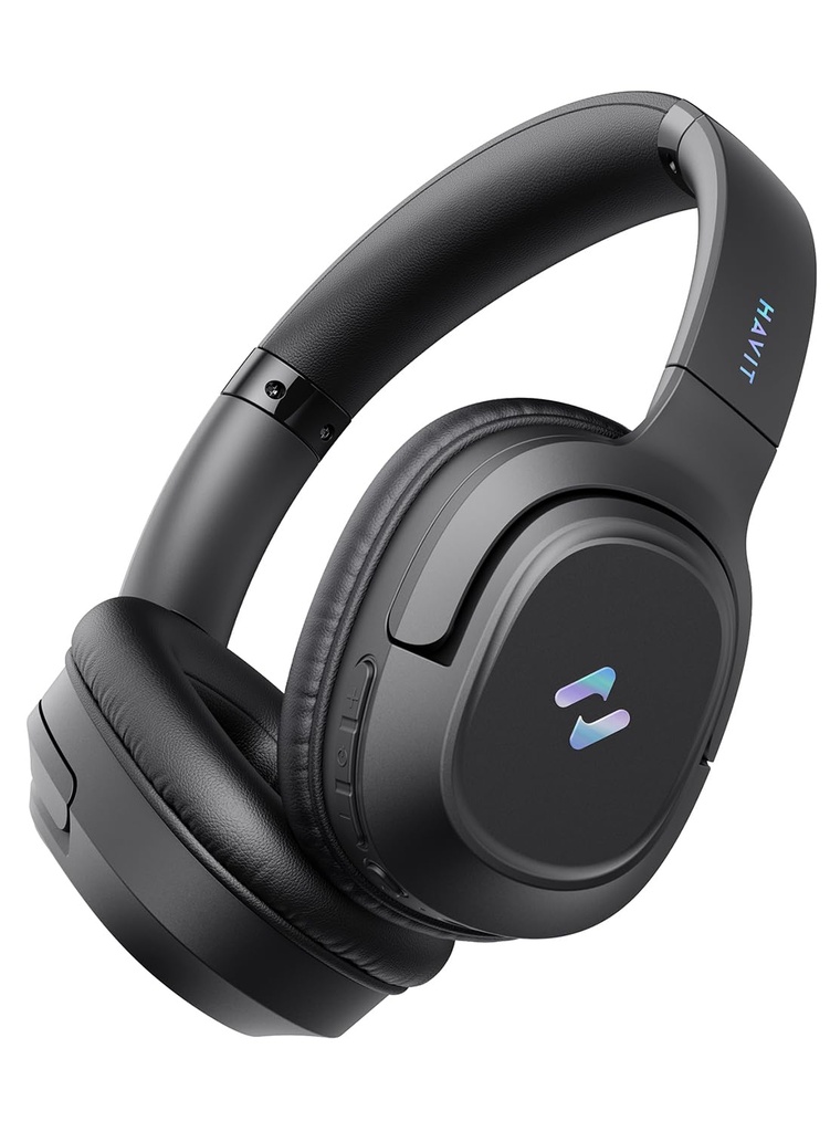 havit Active Noise Cancelling Headphones, Wireless Over Ear Bluetooth Headphones with 60ms 