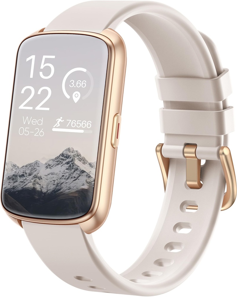 Fitness Tracker, Smart Watch for Women Men with 24/7 Heart Rate/Blood Pressure/Blood Oxygen