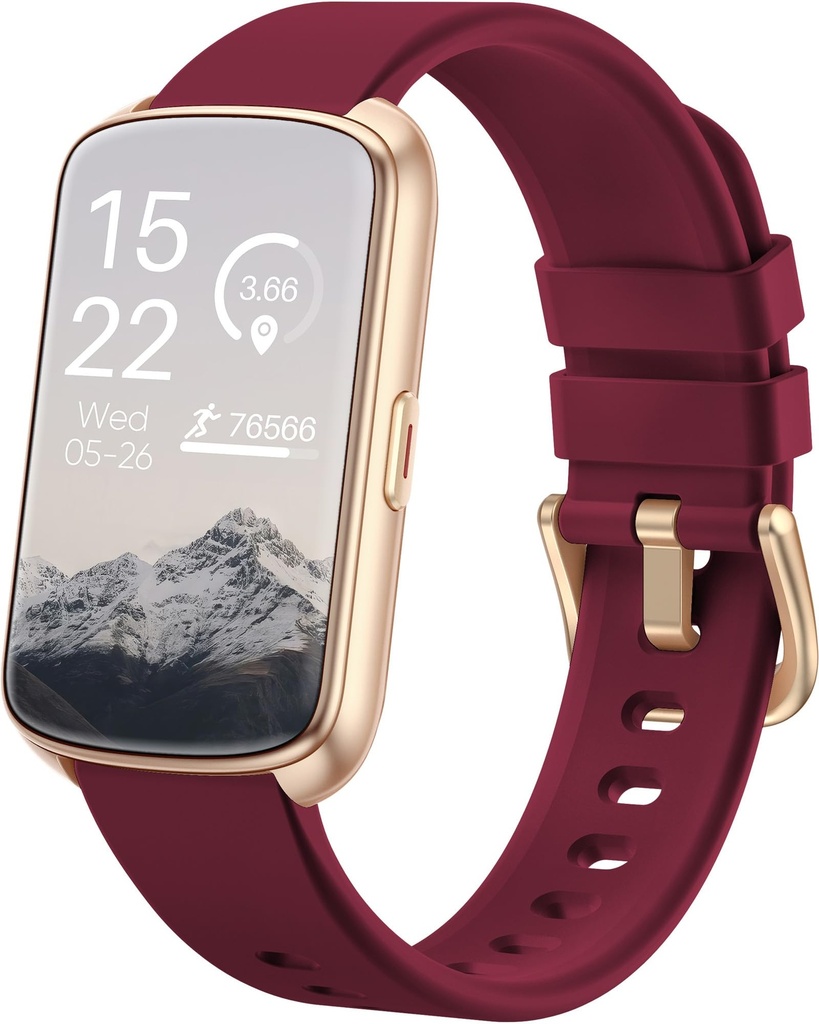Fitness Tracker, Smart Watch for Women Men with 24/7 Heart Rate/Blood Pressure/Blood Oxygen