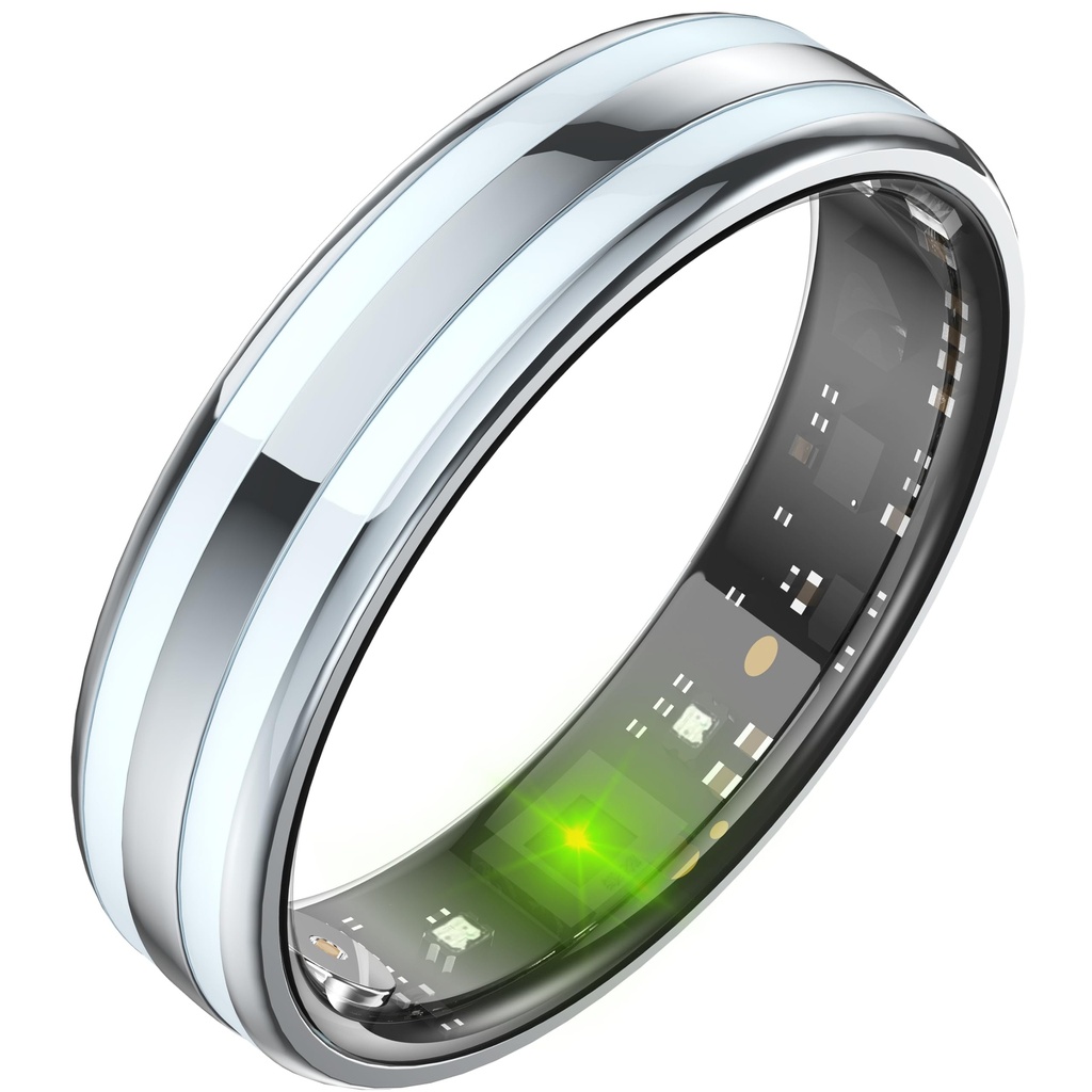 findtime Smart Ring Ultra Narrow Slim Fitness Rings Heart Rate Monitor Sleep Tracker Blood O
