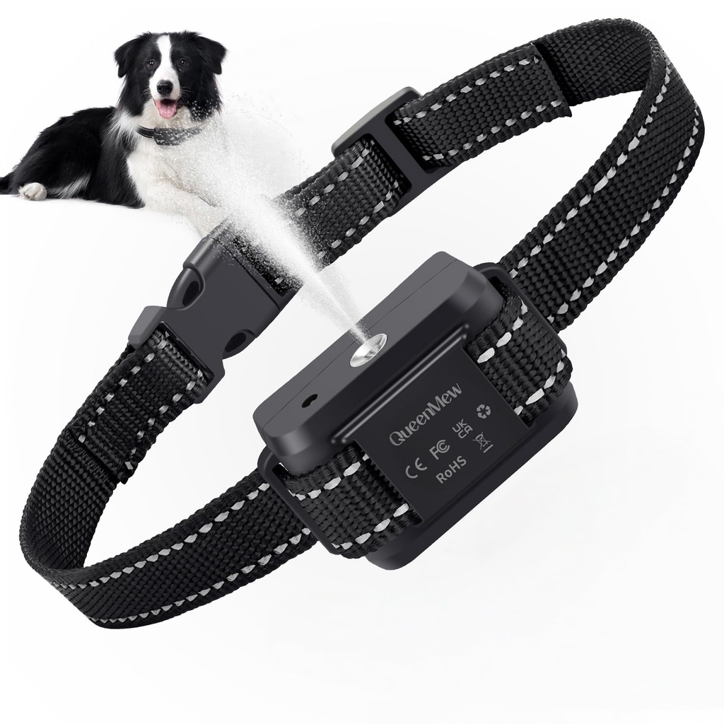 Anti Bark Collars for Dogs, Auto Citronella Dog Collar Stop Barking, Adjustable Citronella 