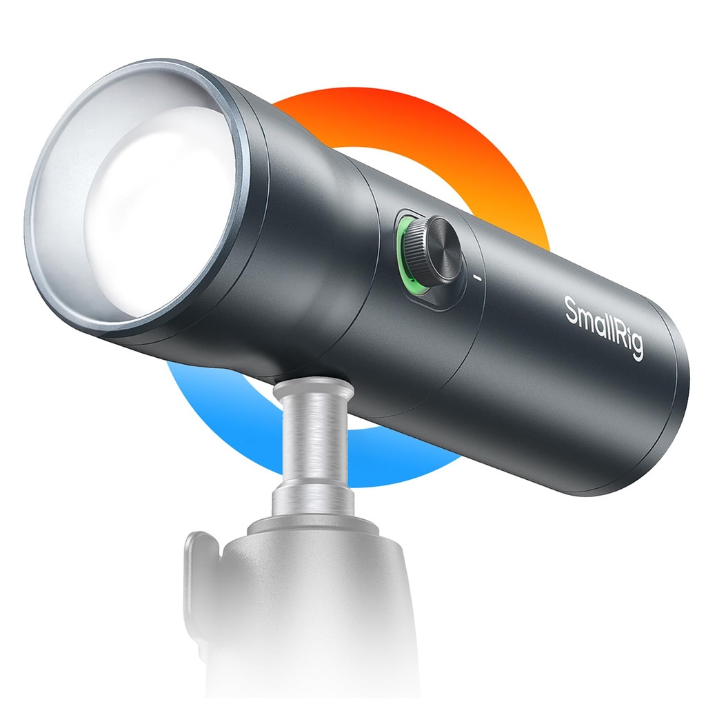 SMALLRIG RGB LED Photography Flashlight, 7500mAh Aluminum Alloy Patterned Ambient light
