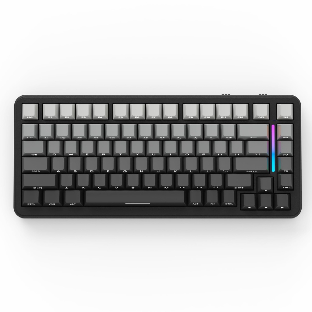 ATTACK SHARK M86 Gasket Mechanical Keyboard, 75% Tri-Mode(BT/2.4G/USB-C) Wireless RGB Gamin