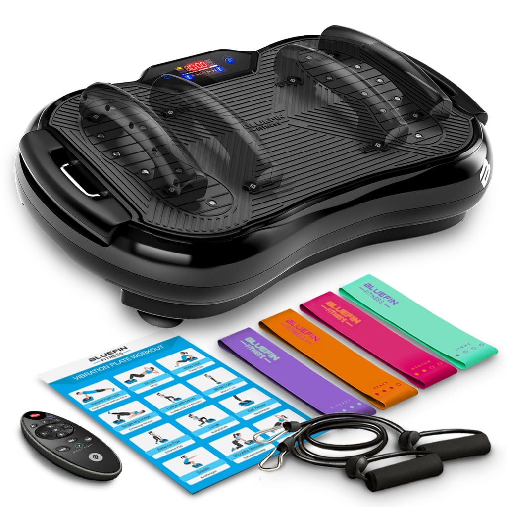 Bluefin® Vibration Plate Exercise Machine for Weight Loss, Toning & Lymphatic Drainage