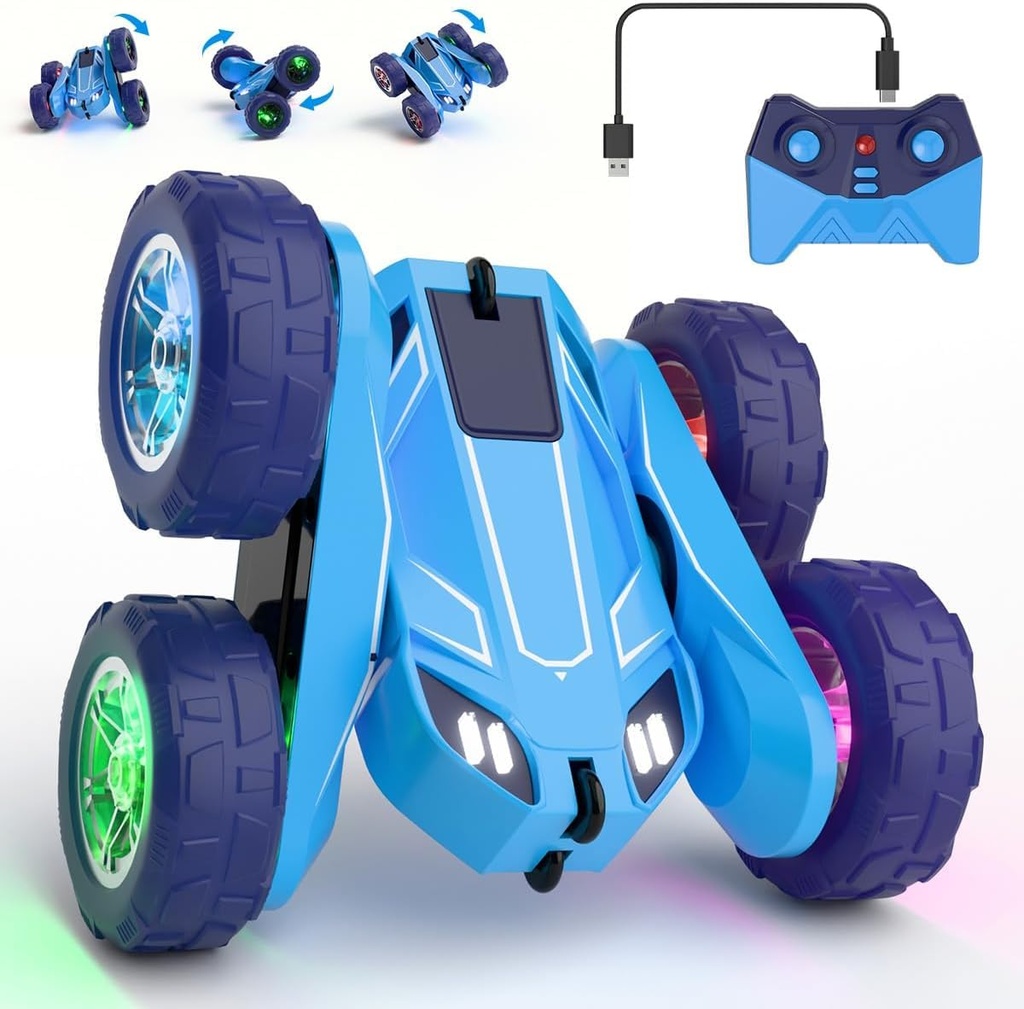 MaxTronic Remote Control Cars, Exclusive Dual Direct Charging with Adjustable LED. 360Ã‚Â°