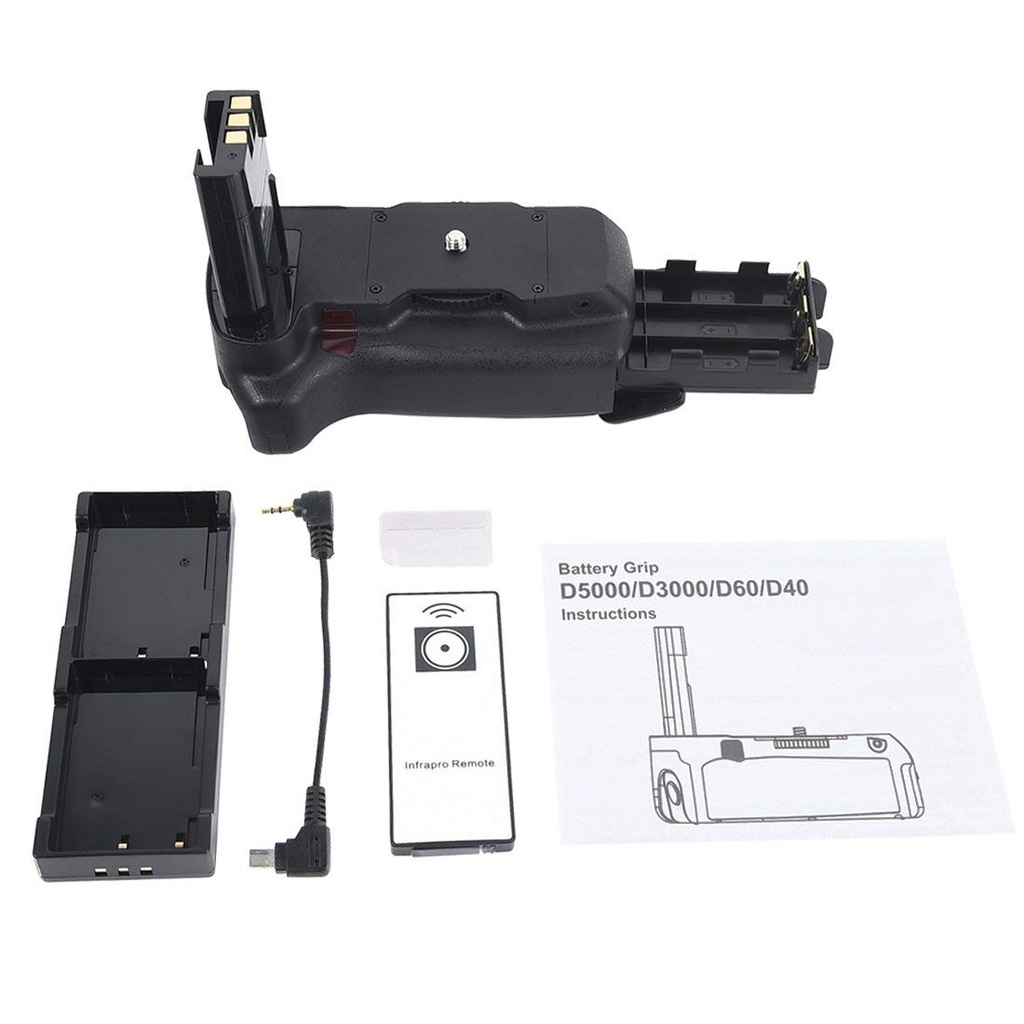 DSTE?Â« Pro IR Remote MB-D5000 Vertical Battery Grip for Nikon D40 D40X D60 D3000 D5000 SLR