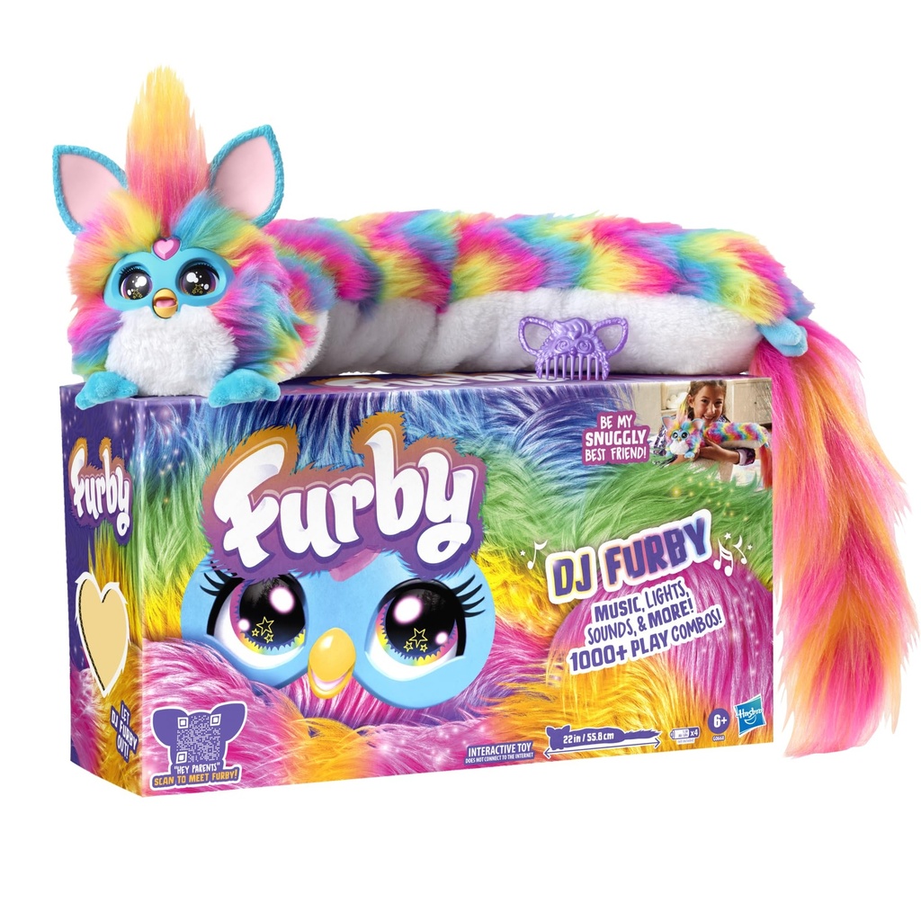 DJ Furby Interactive Plush Toy Ã”Ã‡Ã´ Music, Lights & Games Ã”Ã‡Ã´ 5 Modes, 1,000+ Play Com