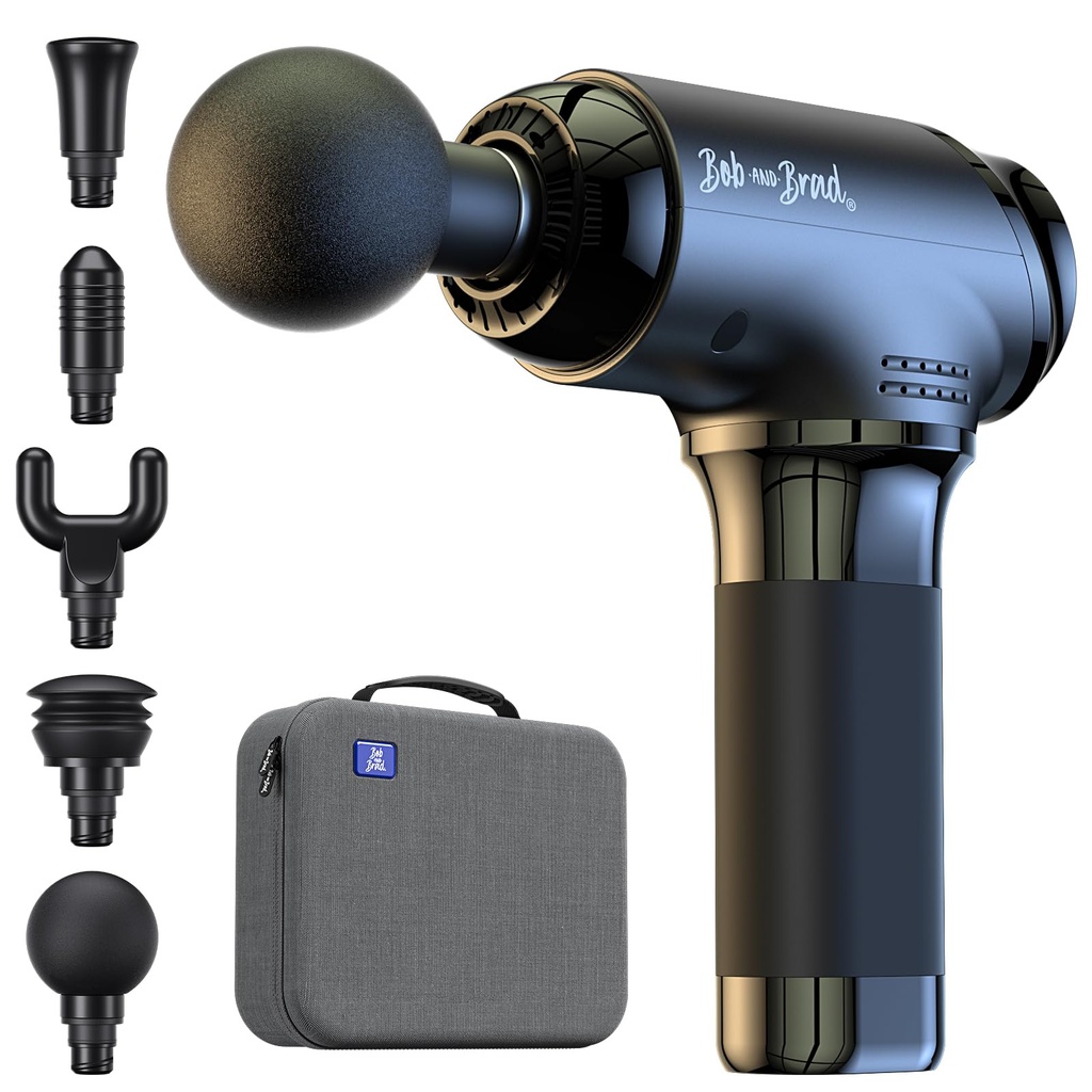 Bob and Brad Fathers Day Dad Gifts, T2 Massage Gun Deep Tissue, Upgraded 4000mAh Battery 10