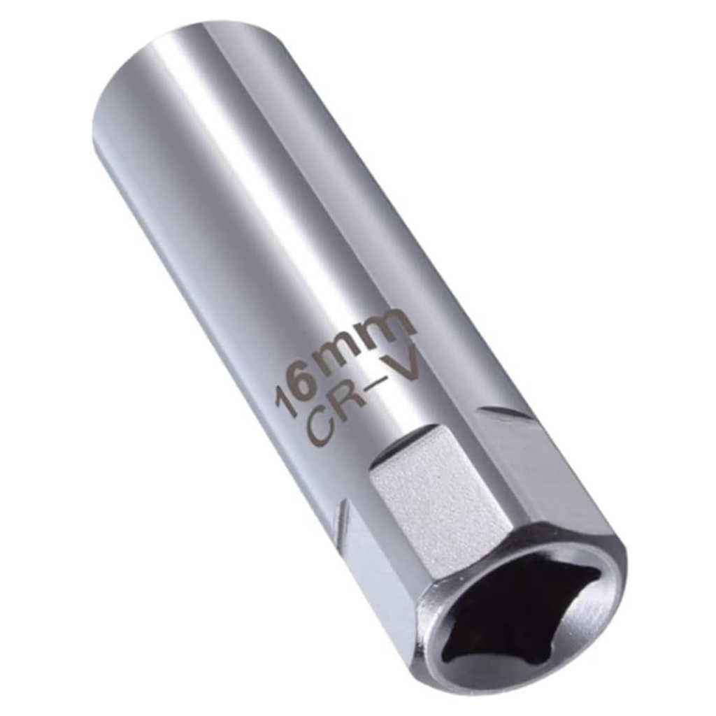 ZHEHENG 16 mm Spark Plug Socket 12 Point Thin Wall Spark Plug Removal Tool 3/8 Inch Drive T