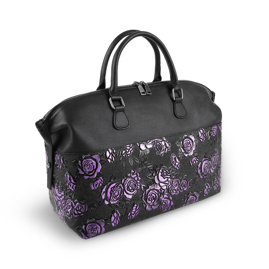 ArtsEye Genuine Leather Handbags for Women Satchel Tote Bags Top Handle Ladies Purses 