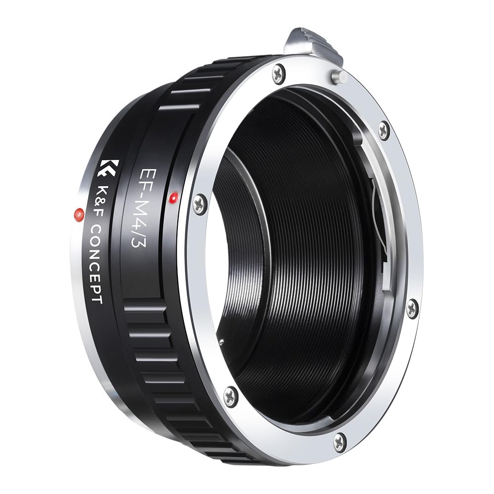 K&F CONCEPT Lens Mount Adapter EOS to M4/3, Manual Focus Compatible with Canon EF EF-S Moun