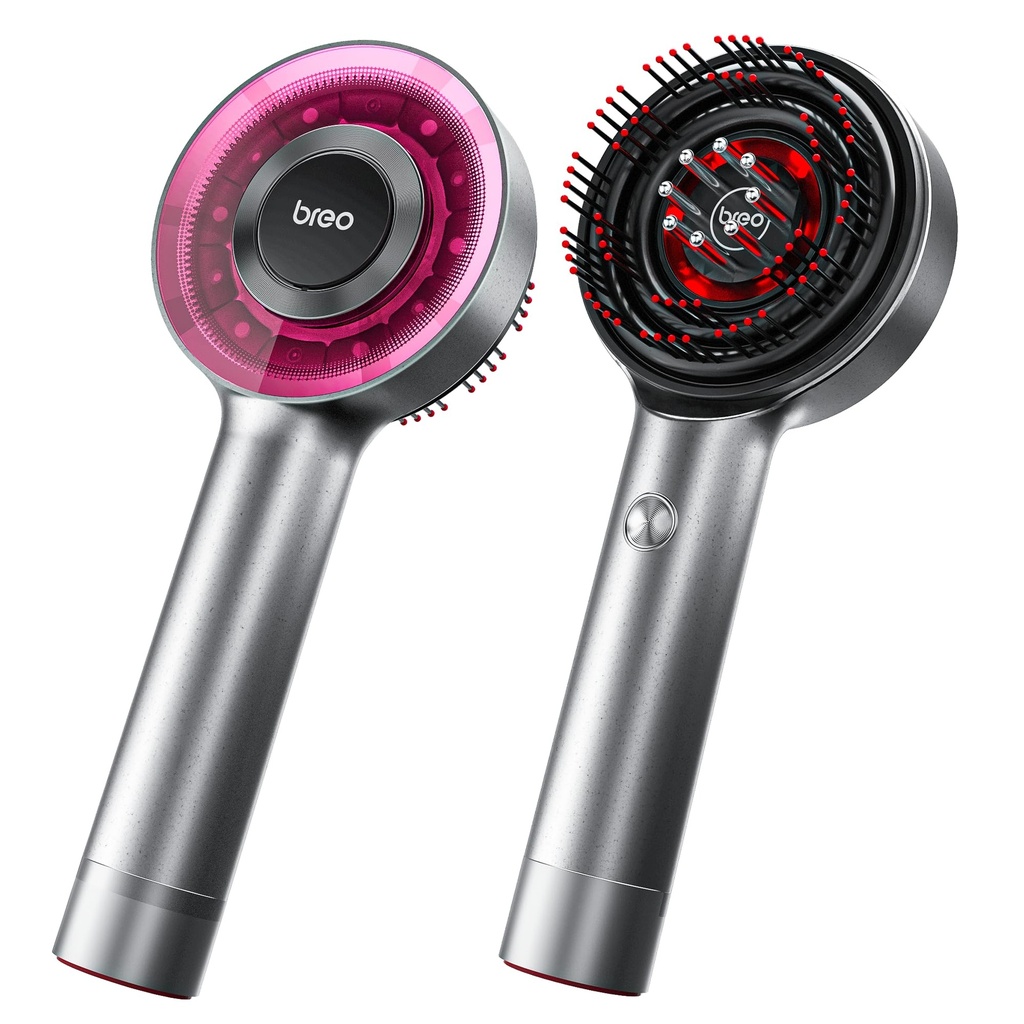 Breo Scalp3 Scalp Massaging Brush, Shiatsu Hair & Scalp Massager with IPX7 Waterproof