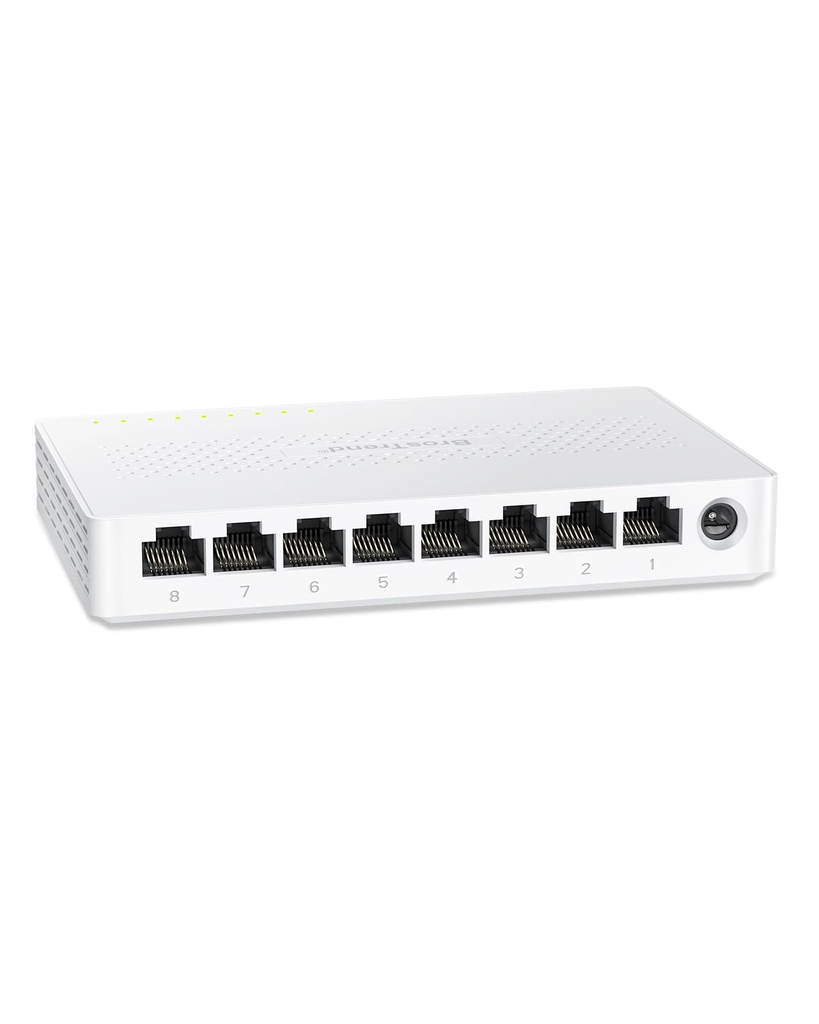BrosTrend 8 Port 2.5Gb Ethernet Switch, Multi-Gigabit Unmanaged Network Switch for Gaming 
