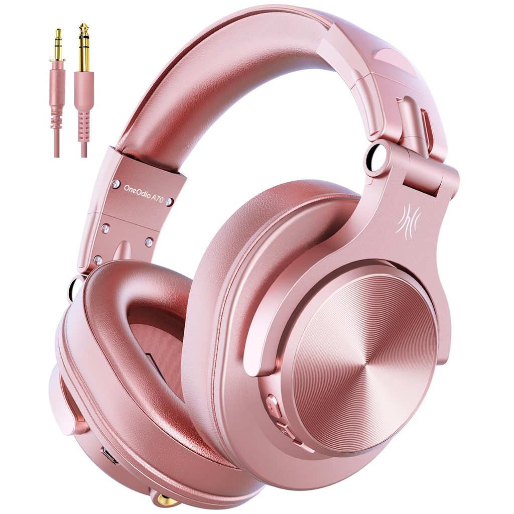 OneOdio A70 Bluetooth Headphones Over Ear, 72 Hrs Playtime, Monitor Level Stereo Sound Quality