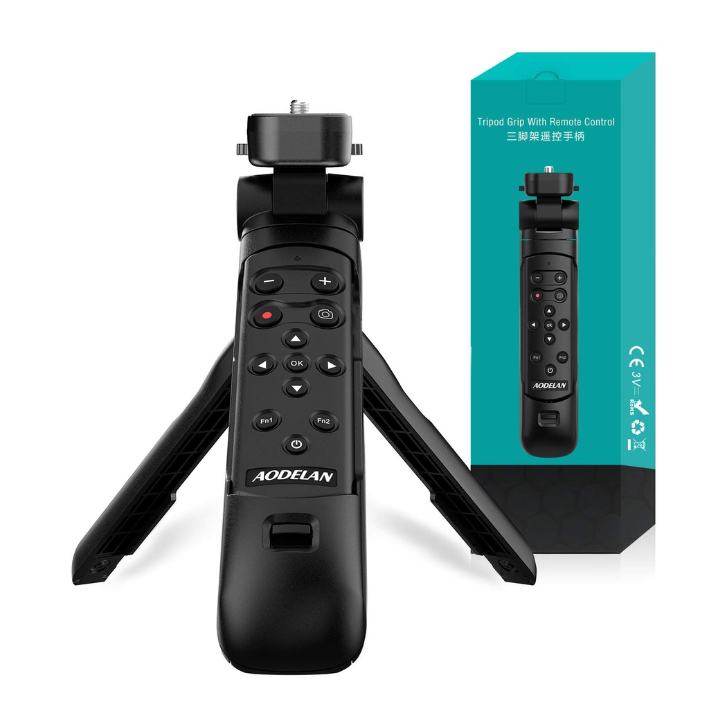 AODELAN Camera Wireless Remote Control Mini Tripod Shooting Grip Handheld Grip Tripod 