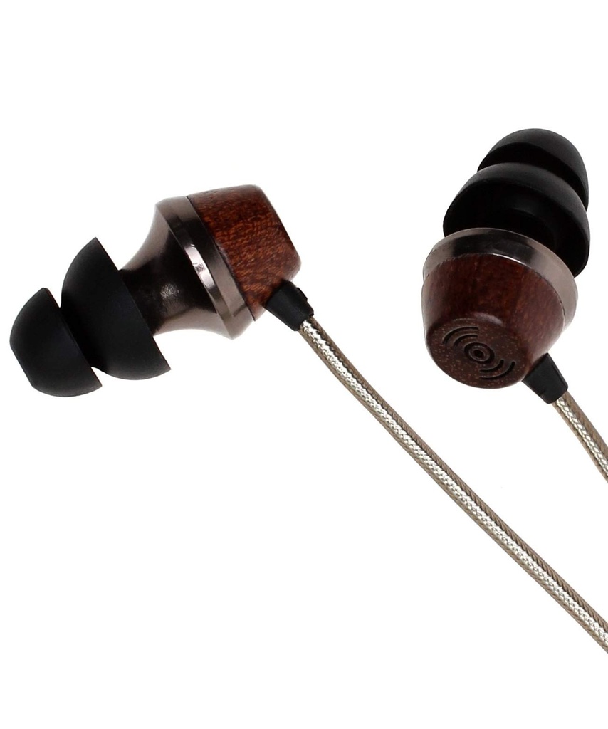 Symphonized ALN 2.0 Premium Genuine Wood in-Ear Noise-isolating Headphones, Earbuds