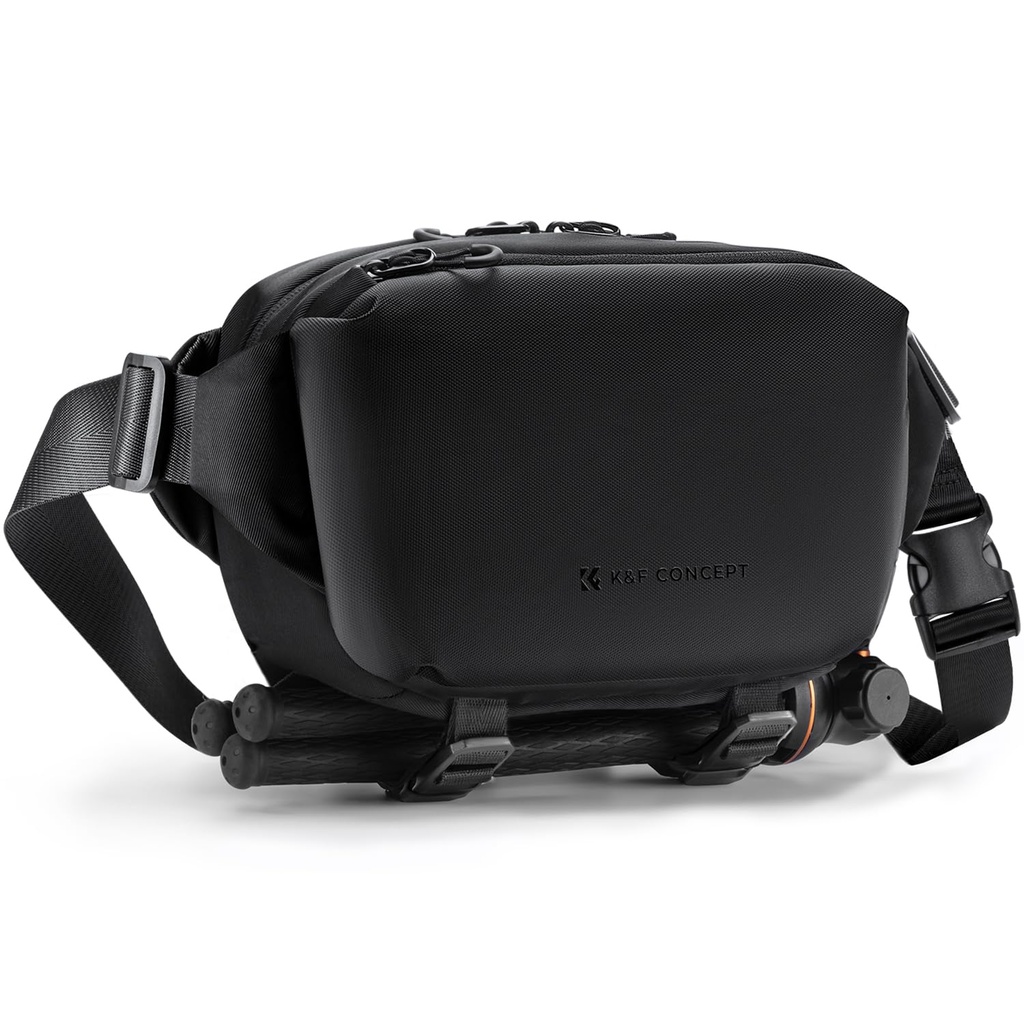 K&F CONCEPT Camera Sling Bag, Camera Bag for DSLR and Lenses, Single Shoulder Camera Case 